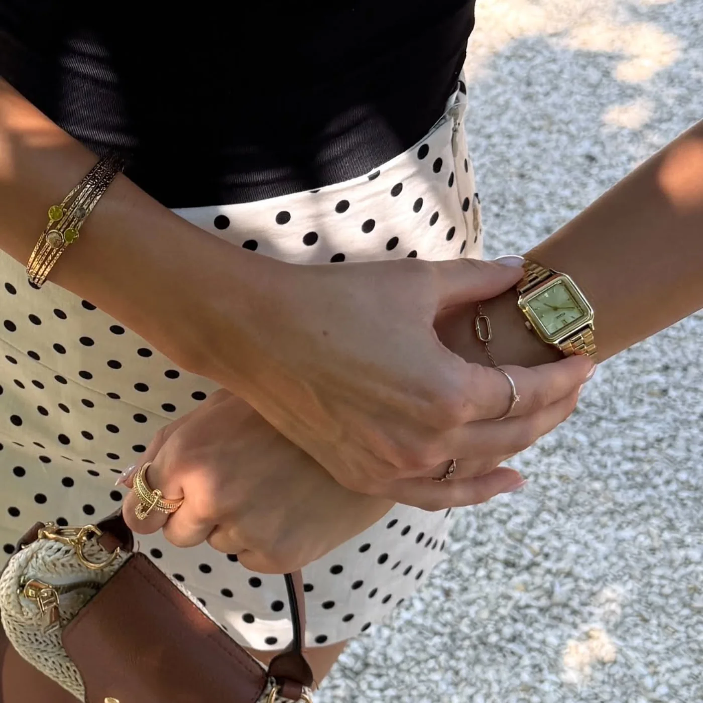 Gracieuse Petite Watch Steel, Full Gold Colour - Image 12