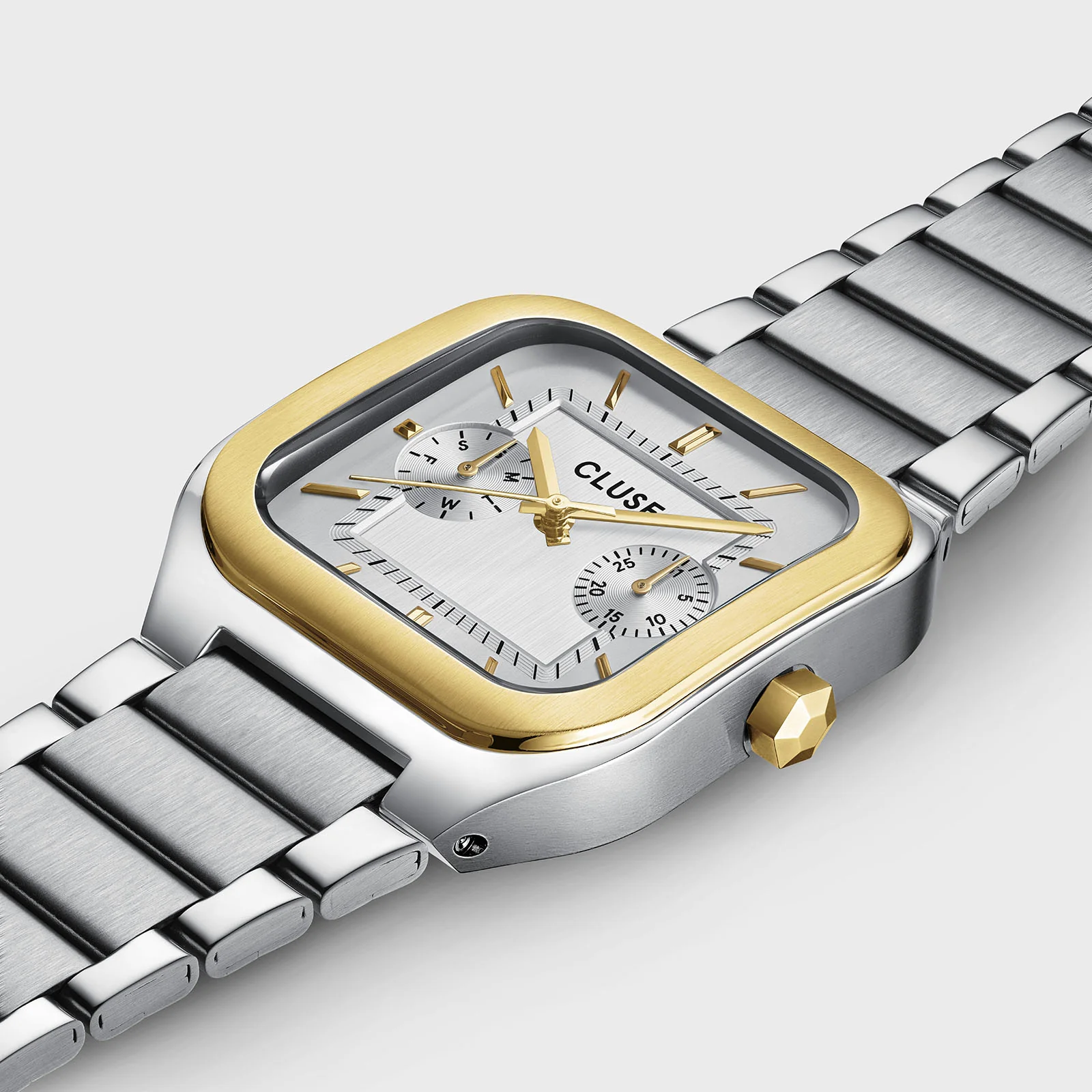 Quadrus Multifunction Watch Steel, Silver, Two-Tone - Image 3