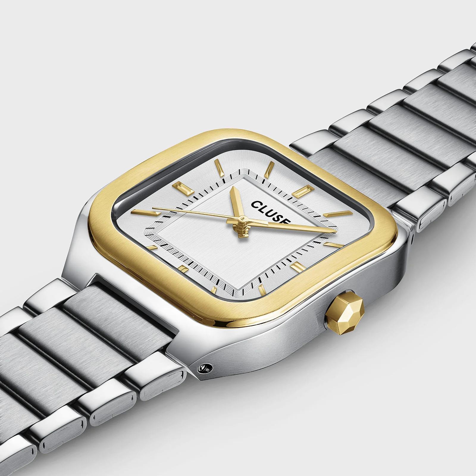Quadrus Watch Steel, Silver, Two-Tone - Image 3
